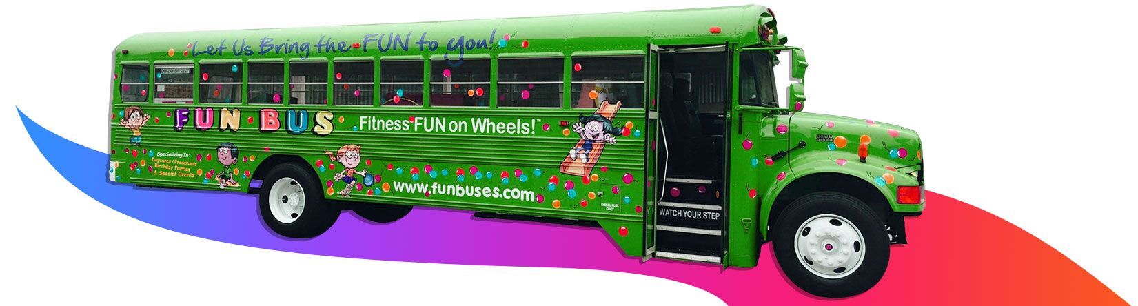 fun bus kids party bus Somerset